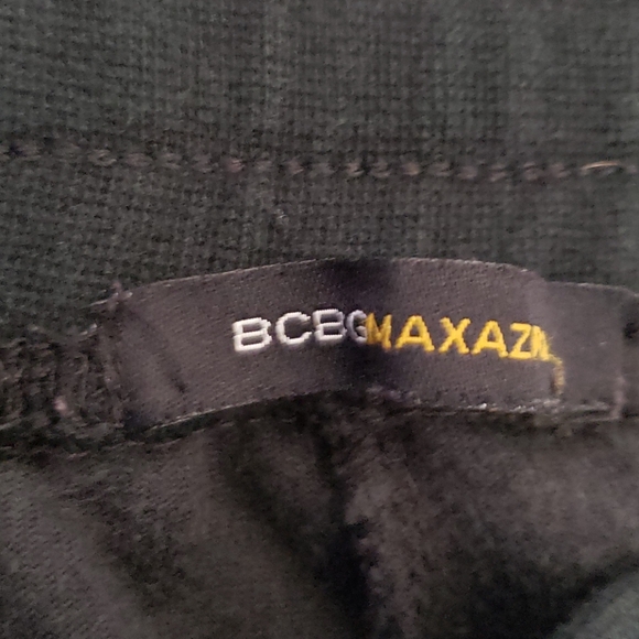 BCBGMAXAZRIA Black Velvet Velour Jogging Pants - Picture 3 of 6